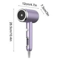 thumbnail image 5 of HARPI New Hair Dryer Blue Light Hair Care Hair Dryer Ho in Silver, Fast Drying Ionic Blow Dryer with 1x blow dryer, Professional Styling Set, 5 of 9