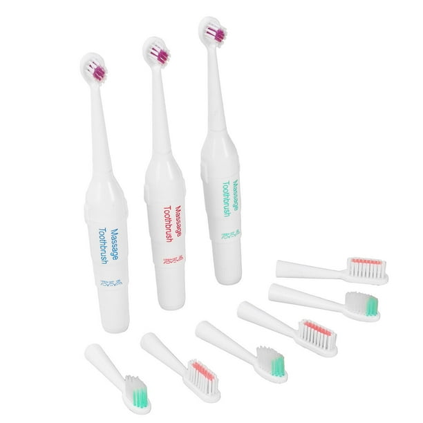 Cepillo de dientes eléctrico profesional con tecnología de 3 piezas para mascotas (color aleatorio)