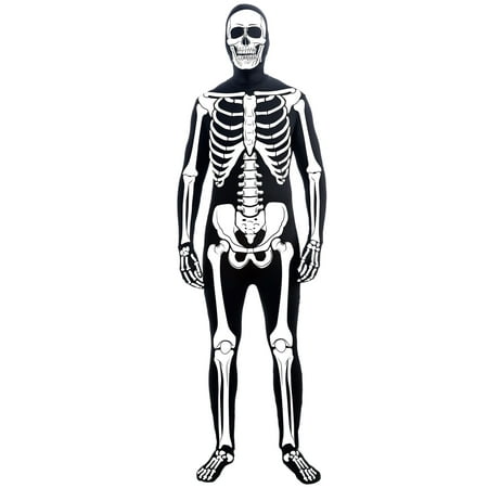 Mens Skeleton Man Suit Costume - Size STANDARD
