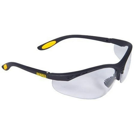 

Dewalt DPG58-1C Reinforcer Clear Lens High Performance Protective Safety Glasses with Rubber Temples