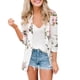 thumbnail image 2 of Puntoco Mujer Damas Retro Floral Cremallera Hasta Bomber Chaqueta Casual Abrigo Prendas de Abrigo S Rollbacks Puntoco Puntoco-3688, 2 of 9