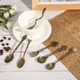 thumbnail image 5 of 6Pcs Vintage Zinc Alloy Spoon Fork Set Cutlery For Kitchen, 5 of 6