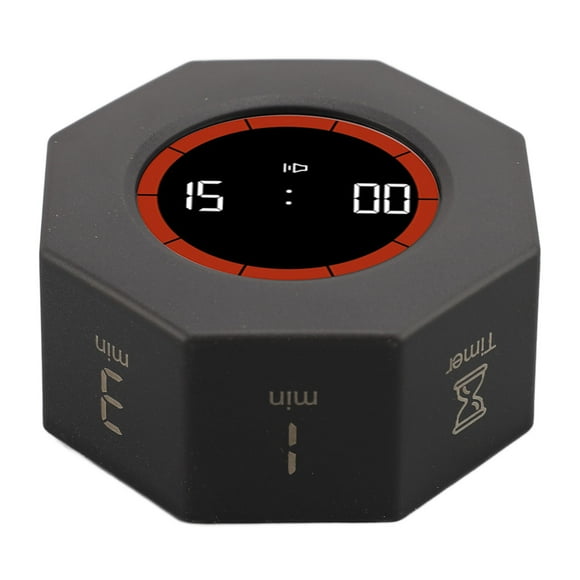 Pomodoro Timer, Flip Timer, Desk Productivity Cube Timer with 1 3 5 15 30 60 90 Minute Presets, Time Management for Classroom Cooking Studying Working