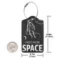thumbnail image 4 of Disketp 1 Luggage Tag For Suitcase,I Need More Space Leather Baggage Tag With Stainless Steel Loop Privacy Cover For Women Men Girls, 4 of 5