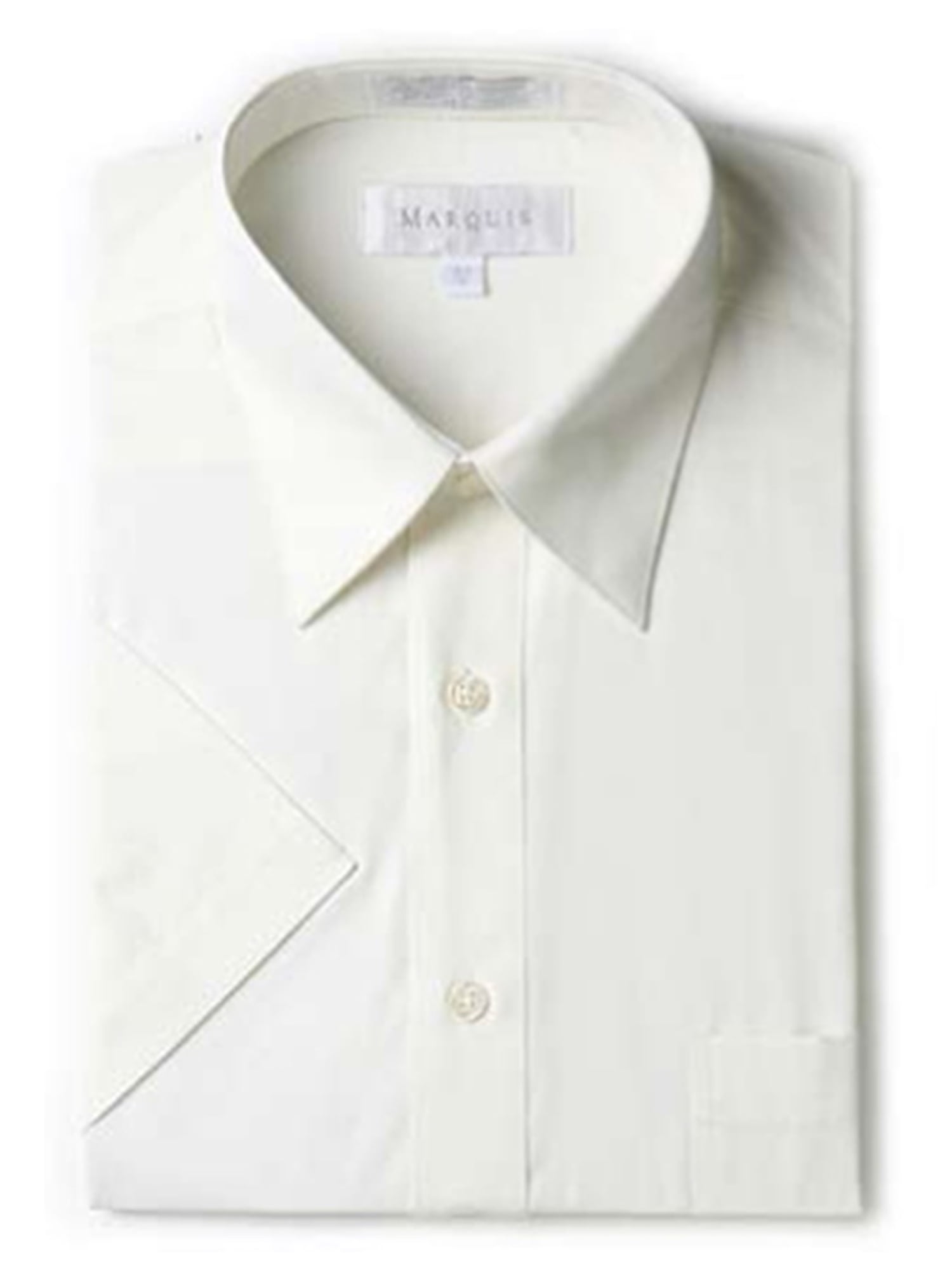 Men's Ecru Off White Color Short Sleeve 