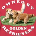 thumbnail image 3 of CafePress - Owned By Golden Retrievers Wmn's T Shirt - Women's Traditional Fit Dark T-Shirt, 3 of 4