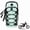 Green, variant on Motorcycle Front Frame Bag - Waterproof Nylon Battery Cover Storage for Surron & Ultra Bee Electric Dirt Bikes, Ebike Phone & Tool Pouch with Elastic Strap(Black)
