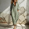 thumbnail image 2 of Elara Dresses For Women Elegant And Classic Long Dress Striped Off-shoulder Maxi Dress, 2 of 3
