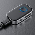 thumbnail image 5 of Adaptador Bluetooth con cancelación de ruido, receptor de música Bluetooth para estéreo doméstico/auriculares con cable/llamada manos libres, duración de la batería - negro + plata, 5 of 5