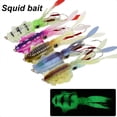 thumbnail image 4 of 20g/60g 150mm Hot Portable Artificial Glow Fishing Tackle Squid Skirt Lure long tail Saltwater Octopus Bait hook COLOR I - WITHOUT HOOK, 4 of 8