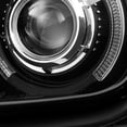 thumbnail image 5 of AKKON - For [Black] 2010 2011 2012 2013 Chevy Camaro LED Projectoer LH + RH Side Halogen Type Headlights, 5 of 7