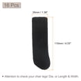 thumbnail image 2 of Uxcell Chair Leg Socks Floor Protectors, 16pack - Knitted Furniture Sock,Table Feet Protector for Hardwood Floors(Black), 2 of 7