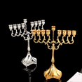 thumbnail image 4 of Candelabro Elegante y de Alta Gama para DecoracióN de Mesa, Candelabro para Cena con Velas, Plata, 4 of 5