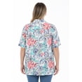 thumbnail image 2 of Catherines Women's Plus Size Petite Timeless Short Sleeve Blouse, 2 of 4