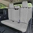 thumbnail image 3 of For Toyota Highlander LE 2020-2024 FH Group Neoprene Custom Fit Waterproof Car Seat Covers  Solid Gray - 3rd Row, 3 of 4