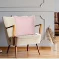 thumbnail image 2 of Ox Bay Wilma 20" x 20" Coral Pink Stitch Bordered Cotton Adult Decorative Throw Pillow, 2 of 12