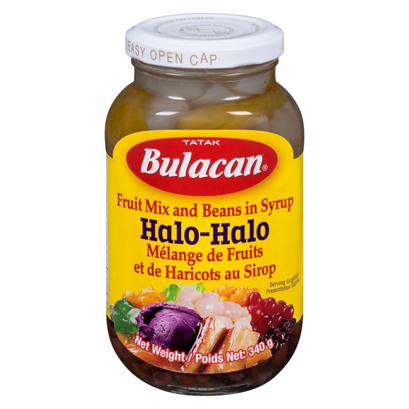 Bulacan Halo-Halo - Fruit Mix and Beans in Syrup, dessert 340g per bottle
