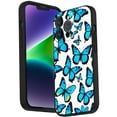 thumbnail image 1 of Compatible with iPhone 14 Pro Phone Case, Butterflies 68 Case Men Women, Flexible Silicone Shockproof Case for iPhone 14 Pro, 1 of 1