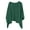 Army Green, variant on Women's Cardigan Linen Shrug 3/4 Sleeve Open Front Solid Color Loose Lightweight Smock Green L(L)