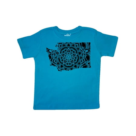 

Inktastic Washington Silhouette Mandala Gift Toddler Boy or Toddler Girl T-Shirt