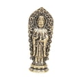 thumbnail image 2 of Figura de latón, estatua de Guanyin, colección decorativa de Fengshui, adorno de mesa, escultura para gabinete, sala de estar, escritorio, pasillo, 2 of 9