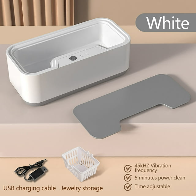 Fiudx Ofertas relámpago del día, solo en línea Máquina limpiadora Máquina limpiadora de joyas Máquina limpiadora de joyas Baño limpiador de joyas Máquina limpiadora de joyas Para joyas Gafas Reloj