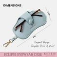 thumbnail image 4 of Kedzie Eclipse Eyewear Case Sky, 4 of 7