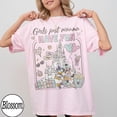 thumbnail image 3 of Retro Disney Minnie Daisy Girl Just Wanna Have Fun Shirt, Magical Castle Besties Girls Couple Tee, Gift For Her, WDW Disneyland Girls Trip, 3 of 6