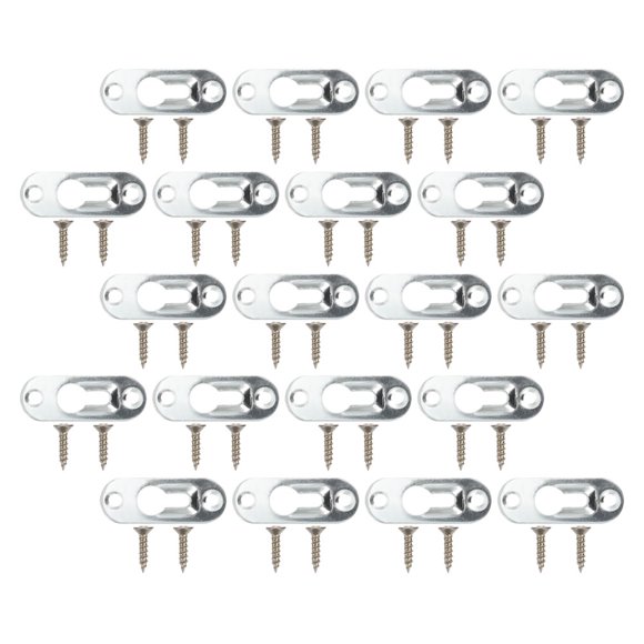 FUTUREORYY 1Jgo Colgador Para Cuadros En Metal Plata Con Fijación Invisible Para De Pared