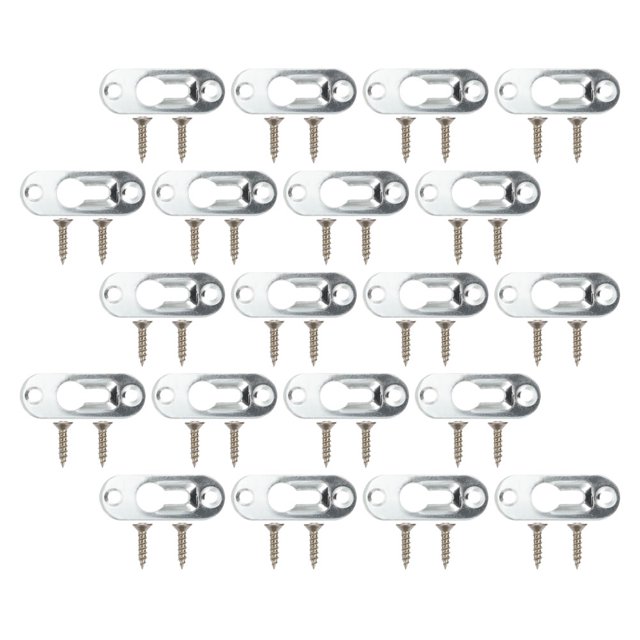 FUTUREORYY 1Jgo Colgador Para Cuadros En Metal Plata Con Fijación Invisible Para De Pared