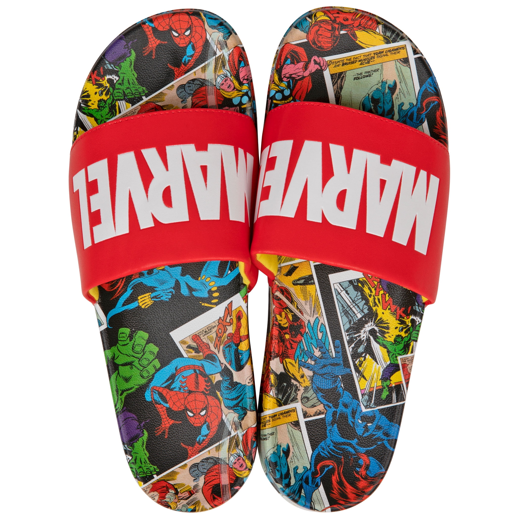 Marvel Comics Avengers Captain America Mens Sandal Sz 8 9 10 11 12 13 M L XL NEW 