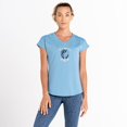 thumbnail image 4 of Dare 2B - Camiseta Finite Diseño Impreso para Mujer (Azul Niágara), 4 of 5
