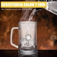 thumbnail image 4 of 2 Piezas Vasos de Cerveza, Tarro Cervecero 12 Onzas (360ml), Vidrio Doble, Ideal para Cerveza o Refrescos, Mantiene Perfectamente la Temperatura de las Bebidas Frías, Regalos para Hombre, 4 of 4