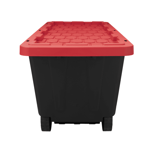 VAULTROOM CONTAINER BLK　50L Sterilite 50 Gallon Stacker Plastic Storage Box, 2 Count