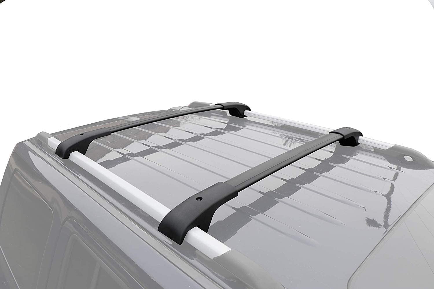 BrightLines Roof Rack Crossbars Compatible with Volkswagen Golf 2014