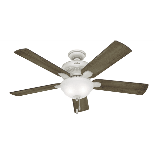 Hunter 52 Matheston Damp Rated Cottage, Covered Ceiling Fan