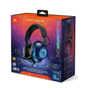 JBL Quantum ONE - USB Wired Over-Ear Professional PC Gaming Headset with Head-Tracking Enhanced QuantumSPHERE 360 - Black
