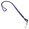 thumbnail image 7 of 25 Pack - Premium Round ID Badge Neck Lanyards for Card Holders and Name Tags - 36 in Non-Breakaway Heavy Duty Cord & Secure Metal Swivel J Hook Clip by Specialist ID (Purple), 7 of 7