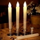 thumbnail image 2 of Velas Pilar Vela de Té Vela de Iglesia con Base de Soporte Funciona con Pilas, Fiesta Blanco - Base plateada, 2 of 5