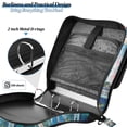 thumbnail image 4 of FORMRS Zipper Binder with Shoulder Strap 2-inch Ring 500 Sheet Capacity File Bag, Blue Sea, 4 of 5