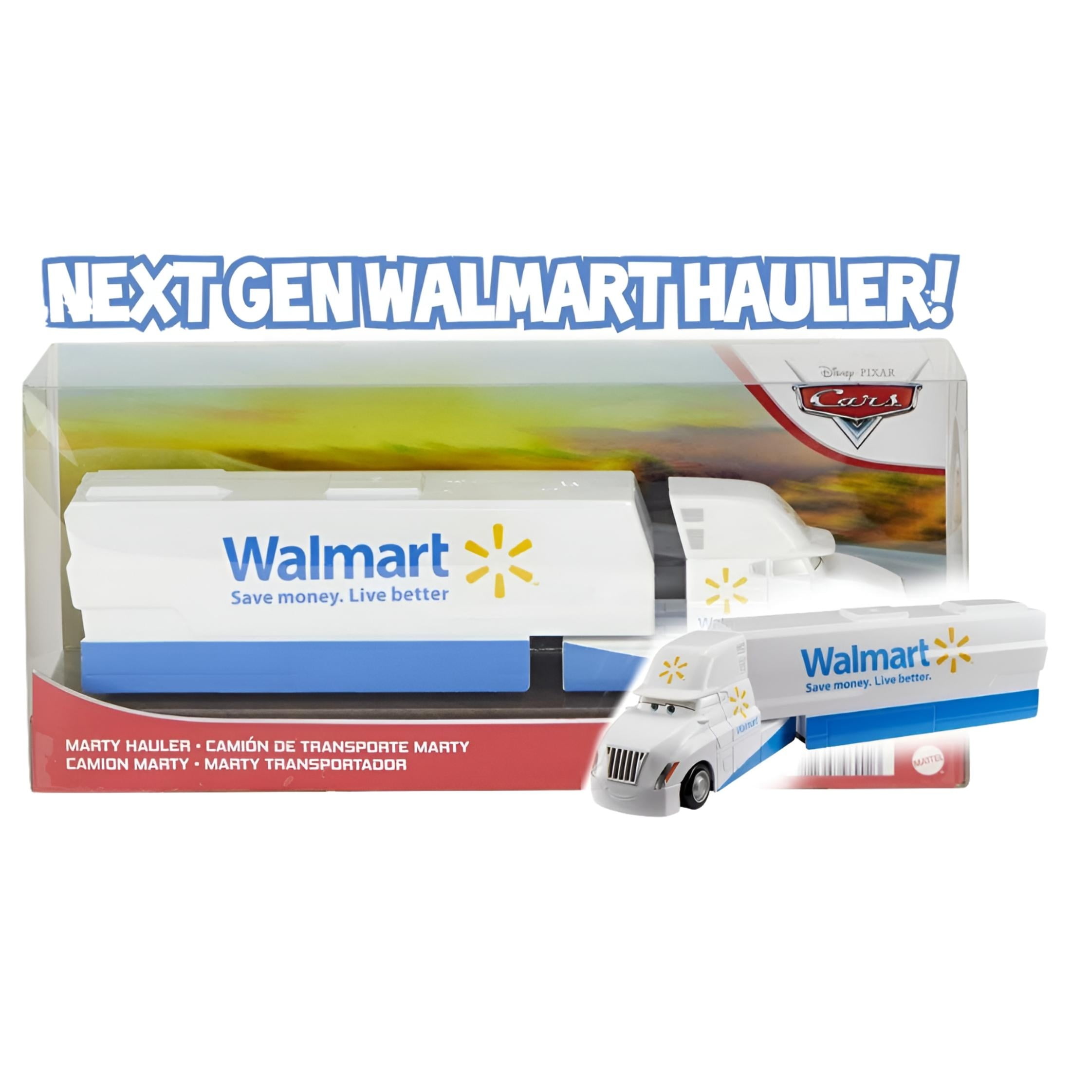 Mattel Disney Pixar Cars Movie (2017) White Marty Semi