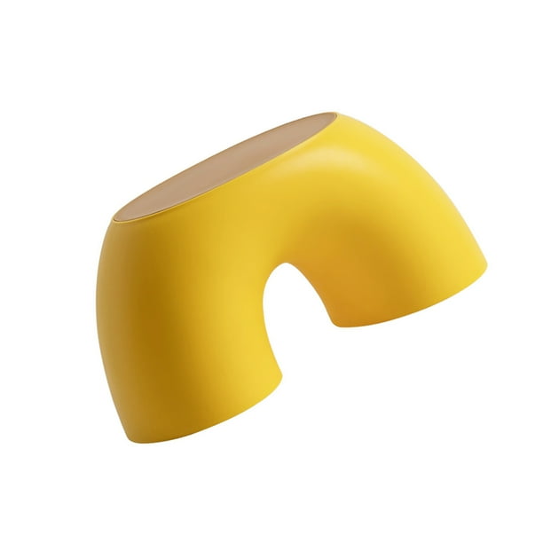 Billuyoard Silla de interior antideslizante para el hogar, taburete para niños, estribo, muebles de interior, taburete para niños, sofá de juguete, Conjuntos de muebles de dormitorio amarillo Billuyoard HA002789-01