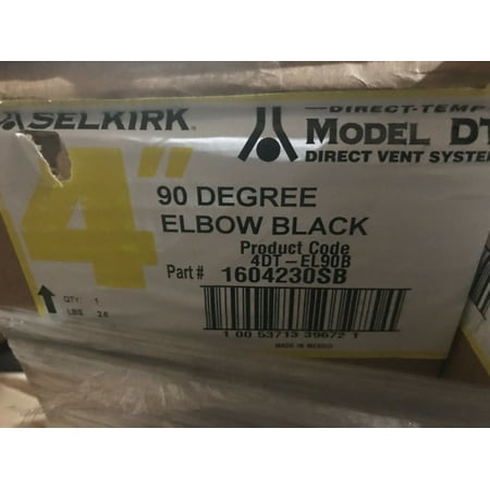 

SELKIRK CORPORATION Selkirk Direct-temp 90 Degree Elbow DT 4DT-EL90B