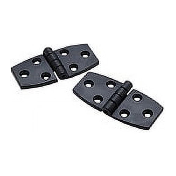 Black Nylon Utility Hinges Pair Boat Door Marine 3"