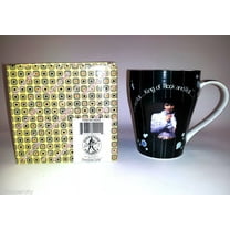 Elvis Presley 12 OZ Ceramic Coffee Mug with Gift Box Tea Cup Love Me Tender Song Memorial Love Me Tender....