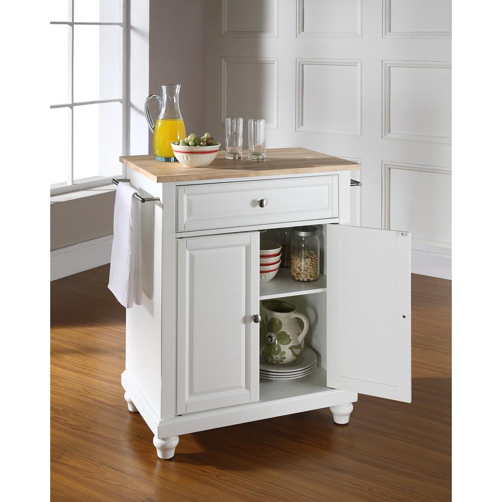Crosley Furniture Cambridge Wood Top Portable Kitchen Island/Cart