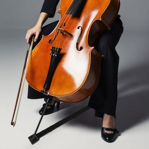 BESTYASH Durable Black Cello Endpin Stopper with Antiskid High Compression Rubber Material