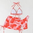 thumbnail image 4 of Warop Women's High Waist Two-Piece Bikini Set, Drawstring Adjustable, Push Up for Beach and Swimming, 4 of 6