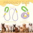 thumbnail image 2 of Uxcell Dog Leash with Padded Hands Free, 6.6ft/2m Adjustable Bungee Dog Training Leash, No Pull Heavy Duty Nylon Rope(Purple), Intended for Large Medium Pet Running/Hiking/Walking, 2 of 7