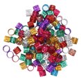 thumbnail image 3 of Anillo para rastas NikouMX 100 piezas cuentas trenzado de aluminio, 3 of 8
